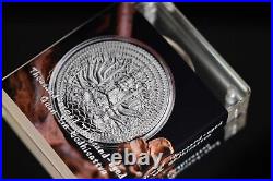 2025 Gabon Thousand Armed & Eyed Guan Yin Bodhisattva Buddha 2 oz Silver Coin