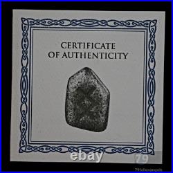 2025 Germania Mint Ingwaz Rune Antique Silver 1 oz UV Effect Box & COA Sealed