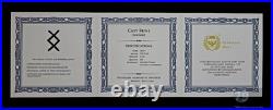 2025 Germania Mint Ingwaz Rune Antique Silver 1 oz UV Effect Box & COA Sealed
