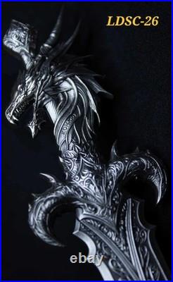 2025 Korea Sword of Chiwoo 2.5 oz Silver Antiqued Shaped Art Bar