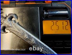 2025 Korea Sword of Chiwoo 2.5 oz Silver Antiqued Shaped Art Bar