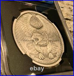 2025 Lady Liberty & Eagle High Relief NGC MS70 Antiqued 1oz Silver Jody Clark $1