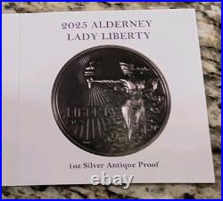 2025 Lady Liberty & Eagle High Relief NGC MS70 Antiqued 1oz Silver Jody Clark $1
