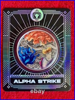 2025 MERMAID ANTIQUE COLOR 1 OZ SILVER COIN ONLY 99 in ALPHA STRIKE XMAS