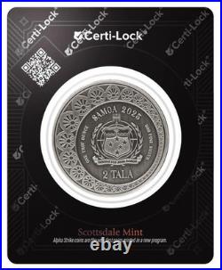 2025 MERMAID ANTIQUE COLOR 1 OZ SILVER COIN ONLY 99 in ALPHA STRIKE XMAS