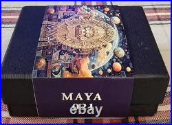 2025 Maya 2oz Silver Gold Gilded Coin Cameroon 2000 Franc #21/299 HighRelief COA 2025 Maya 2oz Silver Gold Gilded Coin Cameroon 2000 Franc #21/299 HighRelief COA