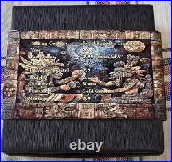 2025 Maya 2oz Silver Gold Gilded Coin Cameroon 2000 Franc #21/299 HighRelief COA 2025 Maya 2oz Silver Gold Gilded Coin Cameroon 2000 Franc #21/299 HighRelief COA