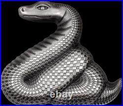 2025 Mongolia Lunar Year Collection Nimble Snake 1 oz Silver Shaped Coin 2025 Mongolia Lunar Year Collection Nimble Snake 1 oz Silver Shaped Coin