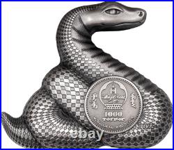 2025 Mongolia Lunar Year Collection Nimble Snake 1 oz Silver Shaped Coin 2025 Mongolia Lunar Year Collection Nimble Snake 1 oz Silver Shaped Coin