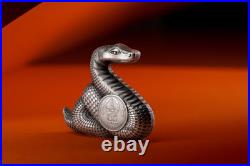 2025 Mongolia Lunar Year Collection Nimble Snake 1 oz Silver Shaped Coin 2025 Mongolia Lunar Year Collection Nimble Snake 1 oz Silver Shaped Coin