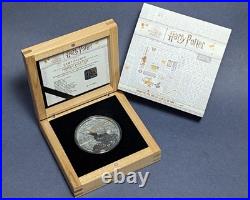 2025 Niue 2 Ounce Silver $5 Antiqued Harry Potter Goblet of Fire UHR OGP ST