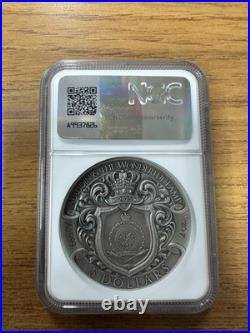 2025 Niue 2 oz Silver Antiqued & Colored Aladdin & The Wonderful Lamp NCG MS70