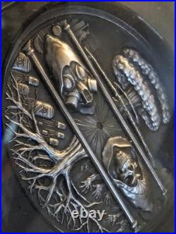 2025 Niue 2 oz Silver Life & Death Dual UHR Antiqued NGC MS70 HIGH RELIEF RARE