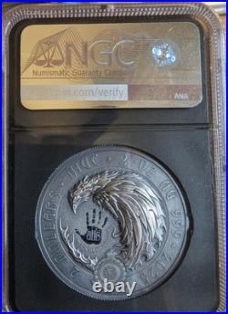 2025 Niue 2 oz Silver Life & Death Dual UHR Antiqued NGC MS70 HIGH RELIEF RARE