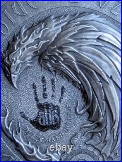 2025 Niue 2 oz Silver Life & Death Dual UHR Antiqued NGC MS70 HIGH RELIEF RARE