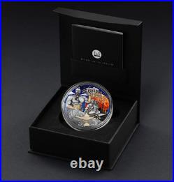 2025 Niue Stories Aladdin and the Wonderful Lamp 2 oz Silver Antiqued Coin