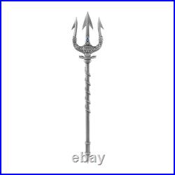 2025 Republic Tchad Poseidon Trident 2 Oz Silver Coin (Antiqued Finish)