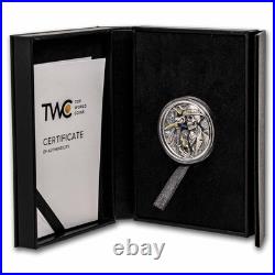 2025 Republic of Ghana 1 oz Silver Antique Memento Mori Miner