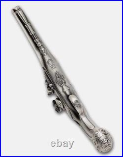 2025 Samoa 2 oz Silver George Washington's Flintlock Pistol Coin