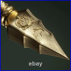 2025 Samoa Guan Yu's Green Dragon Crescent Blade 2 oz Silver Shaped Coin