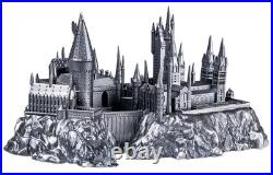 2025 Samoa Harry Potter 3D Hogwarts Castle 5 oz Silver Coin Antiqued 2025 Samoa Harry Potter 3D Hogwarts Castle 5 oz Silver Coin Antiqued