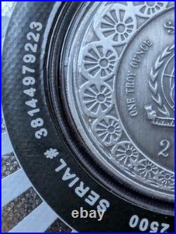 2025 Samoa Mermaid & Pearl 1 oz. 999 Silver Antique Colorized Coin Certi-Lock