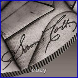 2025 Samoa Samuel Colt 2 oz Silver Antiqued High Relief Coin