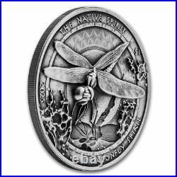 2025 Sioux Nation 1 oz Silver UHR Antique Dragonfly Spirit 2025 Sioux Nation 1 oz Silver UHR Antique Dragonfly Spirit