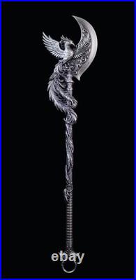 2025 South Korea KOMSCO Phoenix Arcblade 2.5 oz Silver Antiqued Shaped Medal