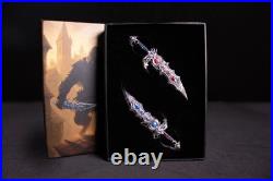 2025 South Korea Twinfang Blades Blood and Frost 2 x 1 oz Silver Medal