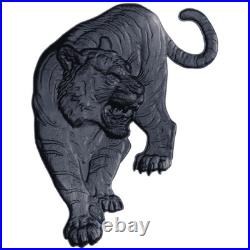 2025 South Korean Tiger 1 oz Silver Antiqued High Relief Shaped Medal 2025 South Korean Tiger 1 oz Silver Antiqued High Relief Shaped Medal