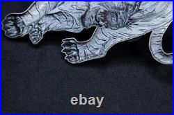 2025 South Korean Tiger 1 oz Silver Antiqued High Relief Shaped Medal 2025 South Korean Tiger 1 oz Silver Antiqued High Relief Shaped Medal