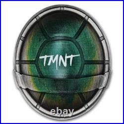 2025 TUV 1.5 oz Silver TMNT Colorized & Antiqued Domed Shell Coin