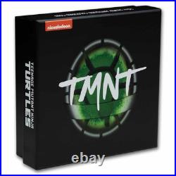 2025 TUV 1.5 oz Silver TMNT Colorized & Antiqued Domed Shell Coin