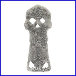 2025 The Goonies Bones Skeleton Key 2 oz Silver Coin By Agoro Mintage of 500