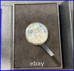 2026 1 Oz. 999 Silver Ghana Pilot Memento Mori High Relief Colorized Coin Sick