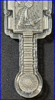 2026 2 Oz. 999 Silver Samoa Huitzilopochtli's Macuahuitl Antiqued Shaped Coin