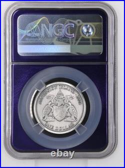 2026 ASCENSION ISLAND ANTIQUED 1/2 OZ. 999 SILVER coin Greenman Traderbea S$1
