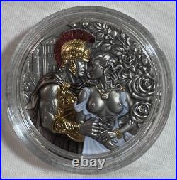 2026 Ares & Aphrodite 2 Oz Silver Antique Coin Power Of Love