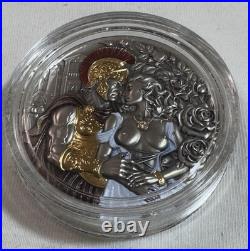 2026 Ares & Aphrodite 2 Oz Silver Antique Coin Power Of Love