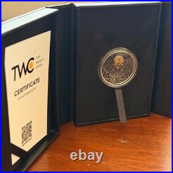 2026 Cameroon Black Widow Creatures of Nocturne 1oz Silver Coin AF