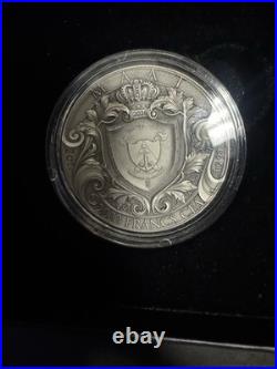 2026 Cameroon Echoes of Egypt Maat 2 oz Silver Antiqued High Relief Gilded Coin