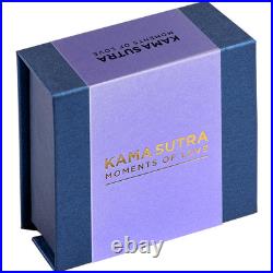 2026 Cameroon Kama Sutra III Moments of Love 1 oz Antique finish Silver Coin