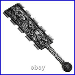 2026 Huitzilopochtli's Macuahuitl 2 oz. 999 Pure Antiqued Silver Mintage of 500