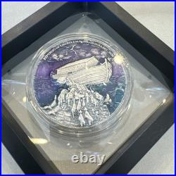 2026 Liberia Noah's Ark 2 oz. 999 Silver Coin With UV Effect Colorized Version