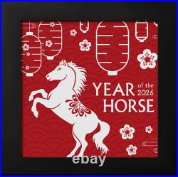 2026 Mongolia Lunar Year Collection Wild Horse 1 oz Silver Shaped Coin 2026 Mongolia Lunar Year Collection Wild Horse 1 oz Silver Shaped Coin