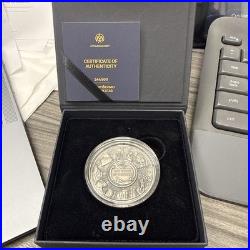 2026 Niue 2 oz Silver 100 Years of Science -Antiqued- Art Piece! # 244/500
