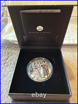 2026 Niue Knights Templar 2 oz Silver High Relief Antiqued Gold Gilded Coin
