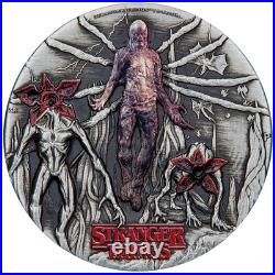 2026 STRANGER THINGS-VILLAINS- Antiqued 2oz $2 Colored Silver Coin Netflix Drama