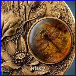 2026 Samoa Dragonfly Amber Mirage 2 oz Antique finish Silver Coin
